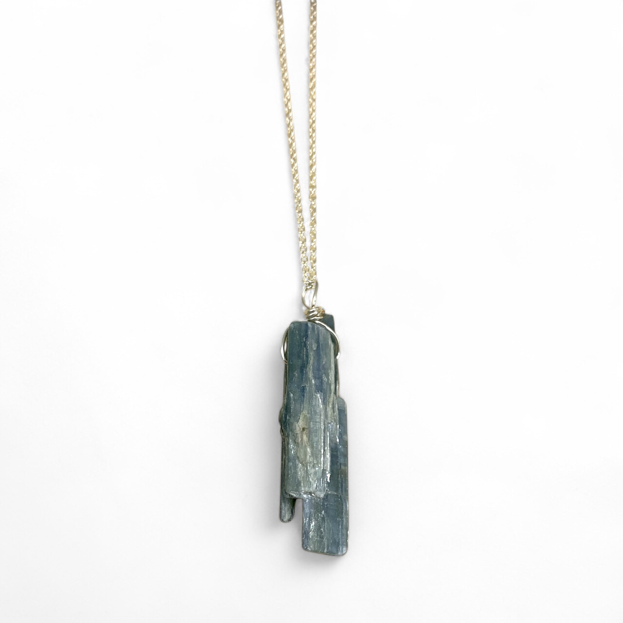 Necklace - Kyanite Blue Raw $30